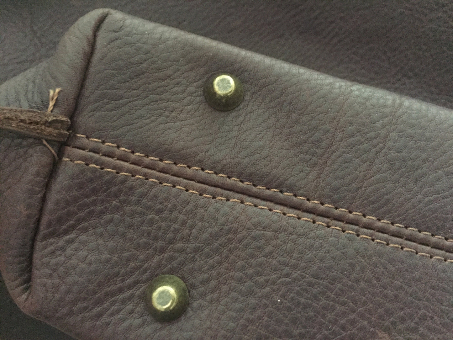 Schoudertas van Leer VanStoel#292 DONKER BRUIN | Handgemaakt van HERGEBRUIKT leer | duurzaam is beter