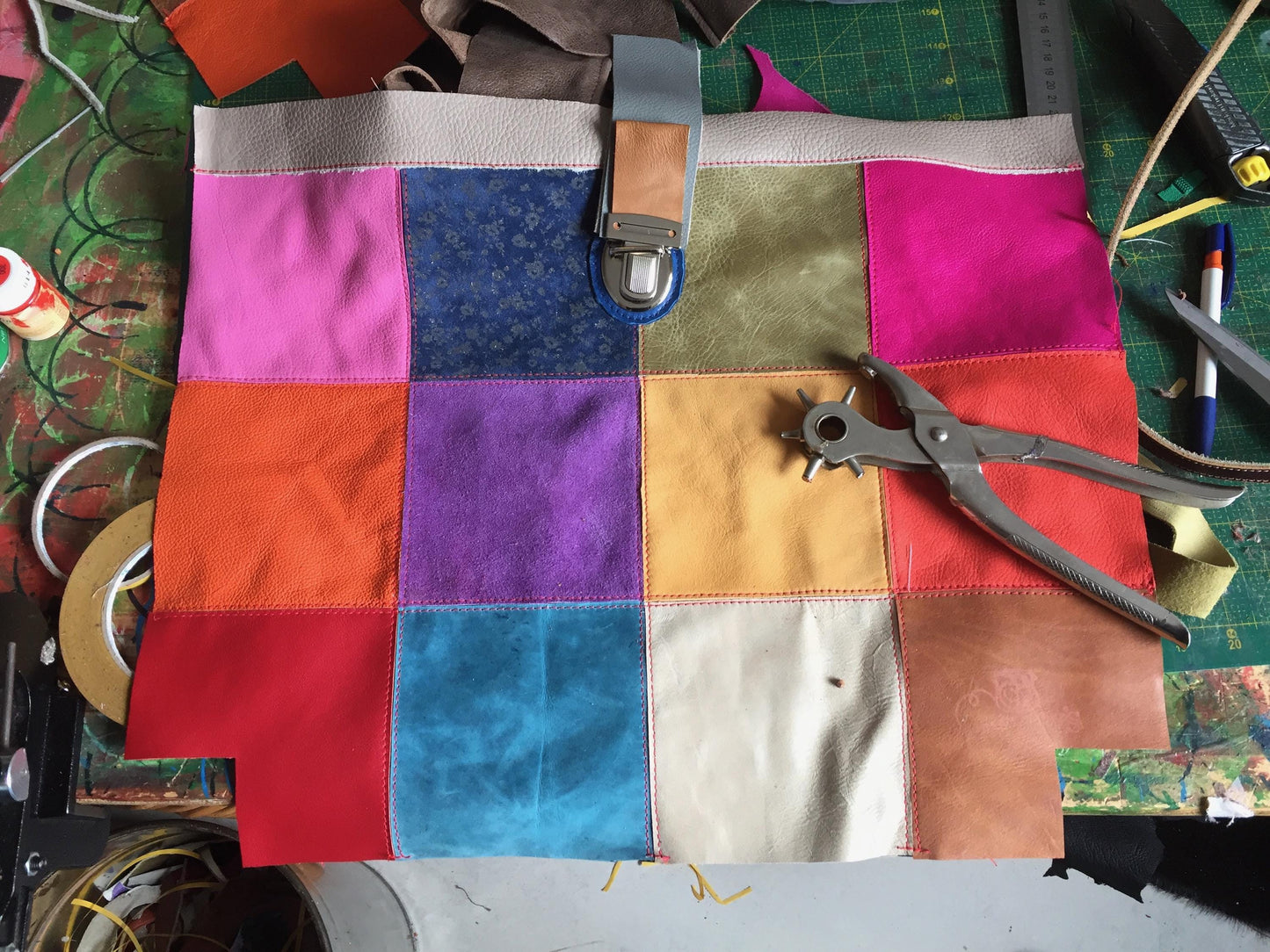 Patchwork Beugeltas VanStoel#302