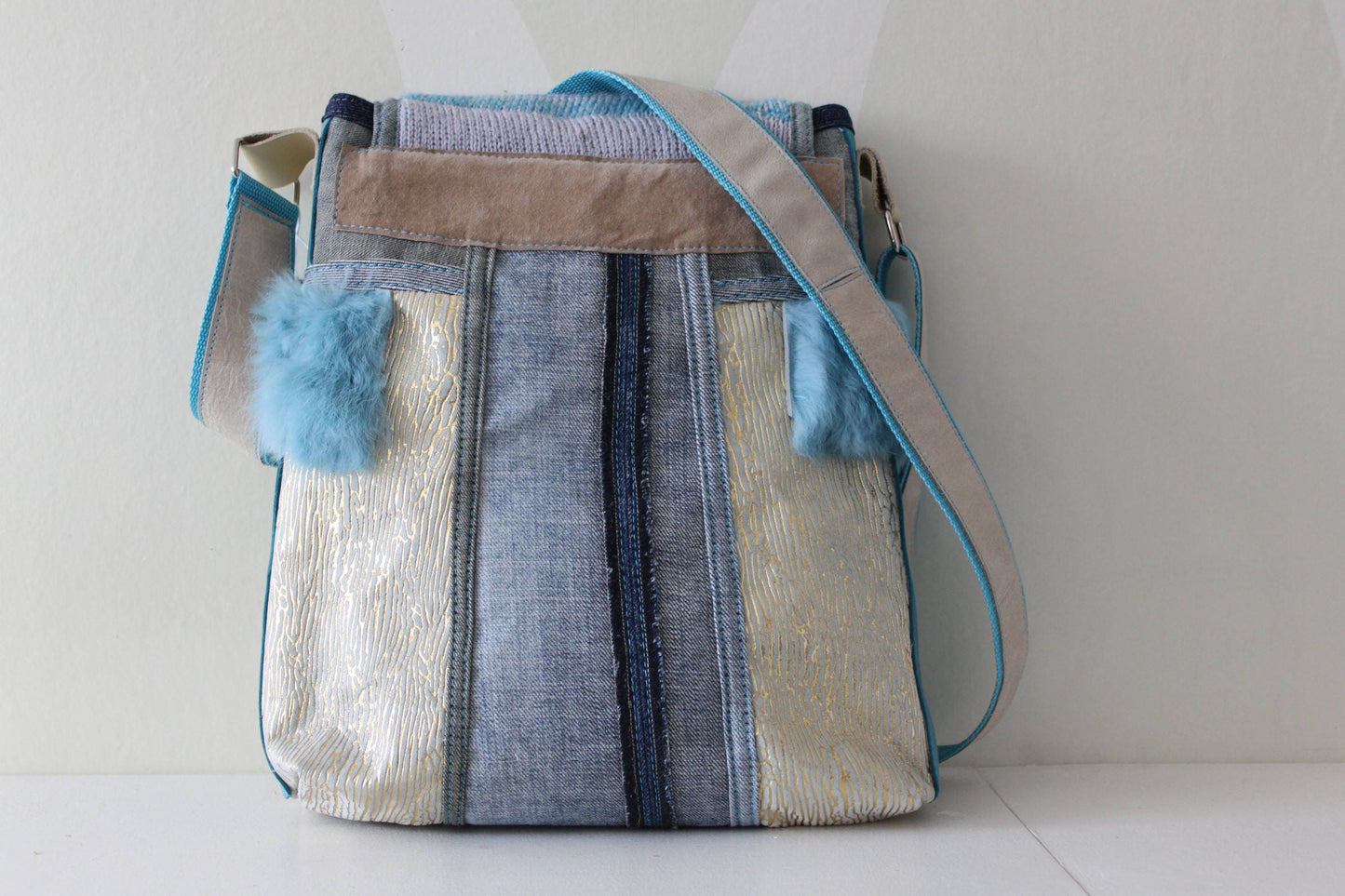 Leren Denim Tas VanStoel#165