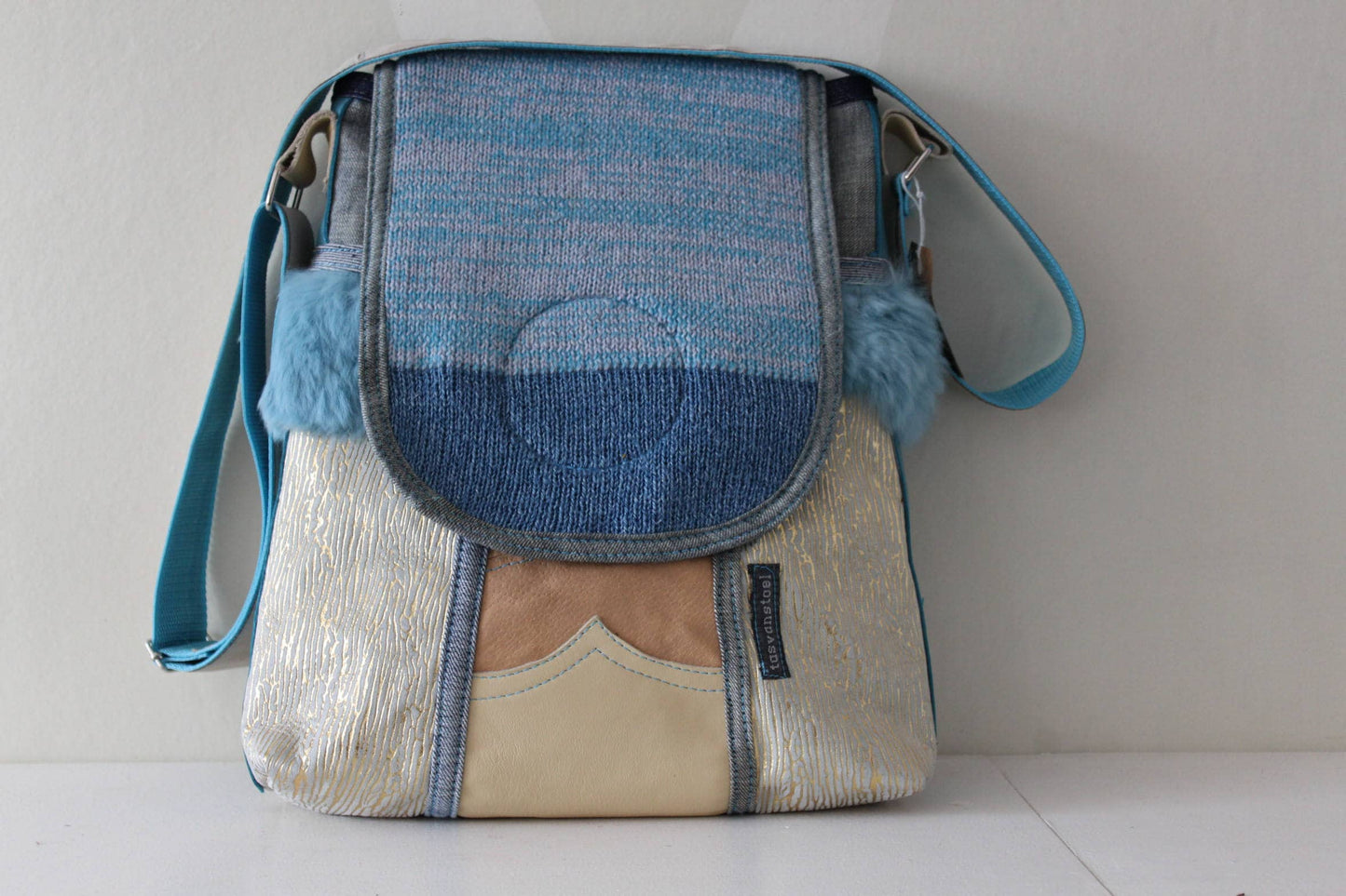 Leren Denim Tas VanStoel#165