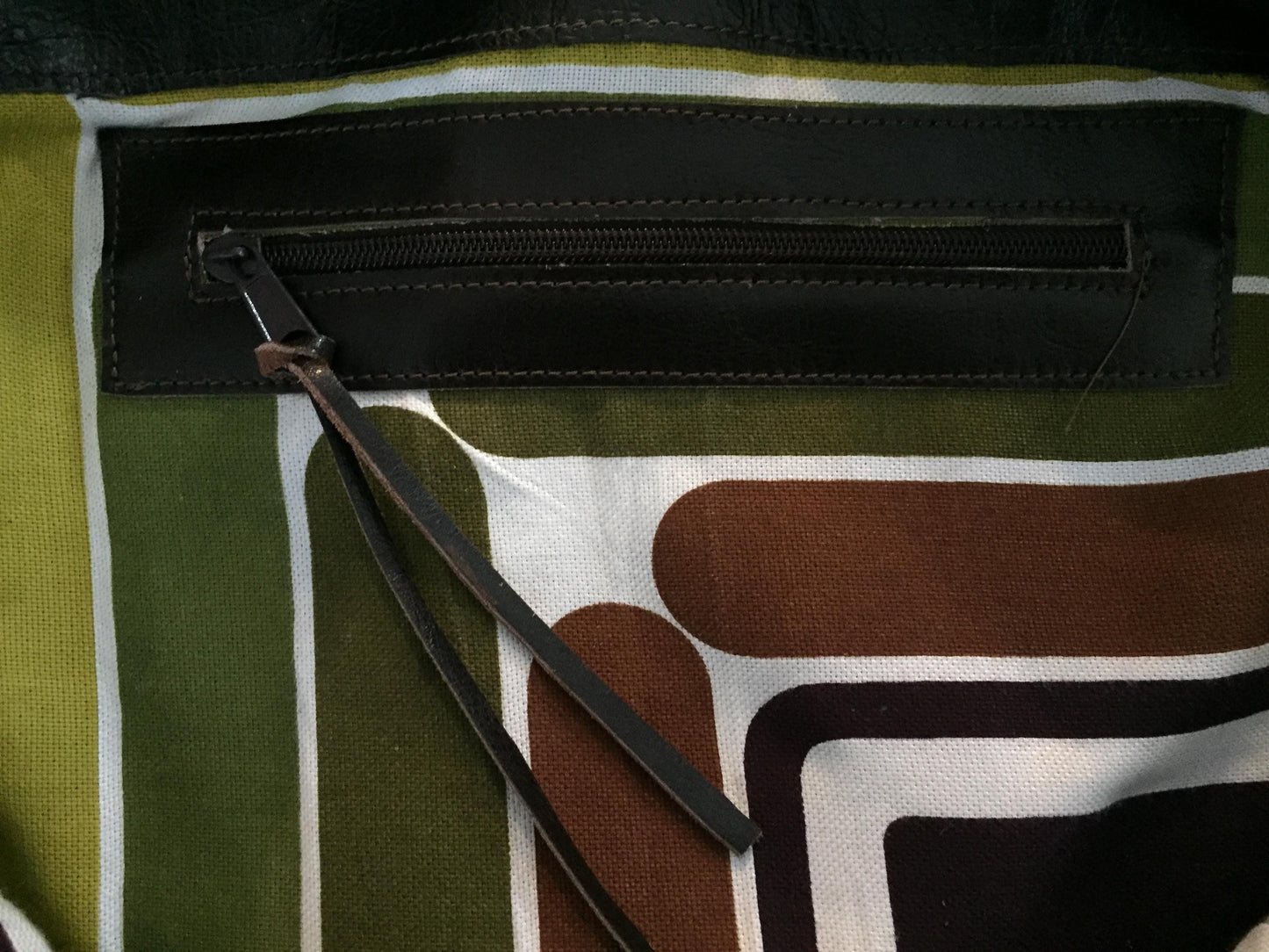 Schoudertas van Leer VanStoel#264 DONKER BRUIN