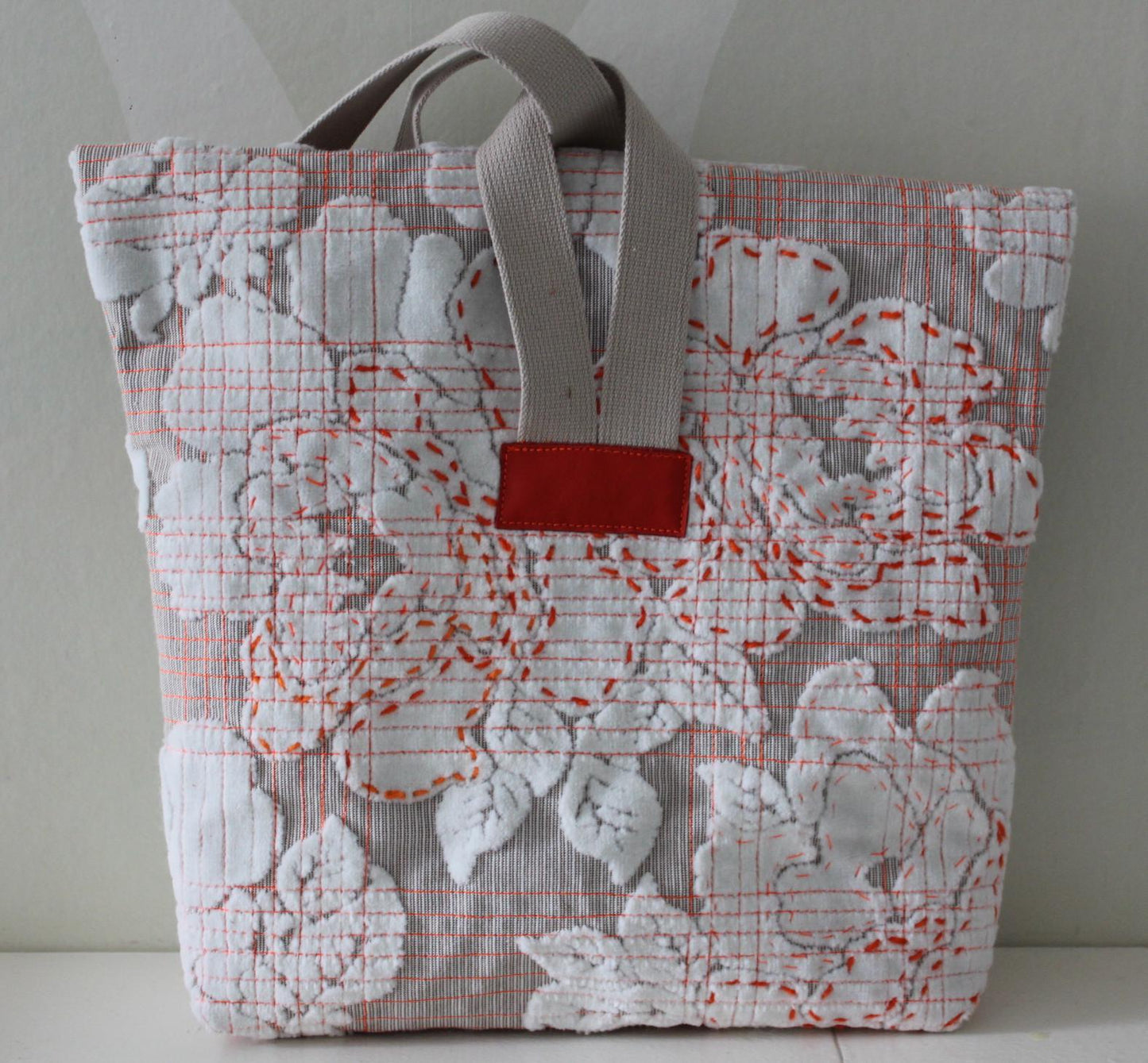 Handtas van Meubelstof VanStoel#194 BEIGE