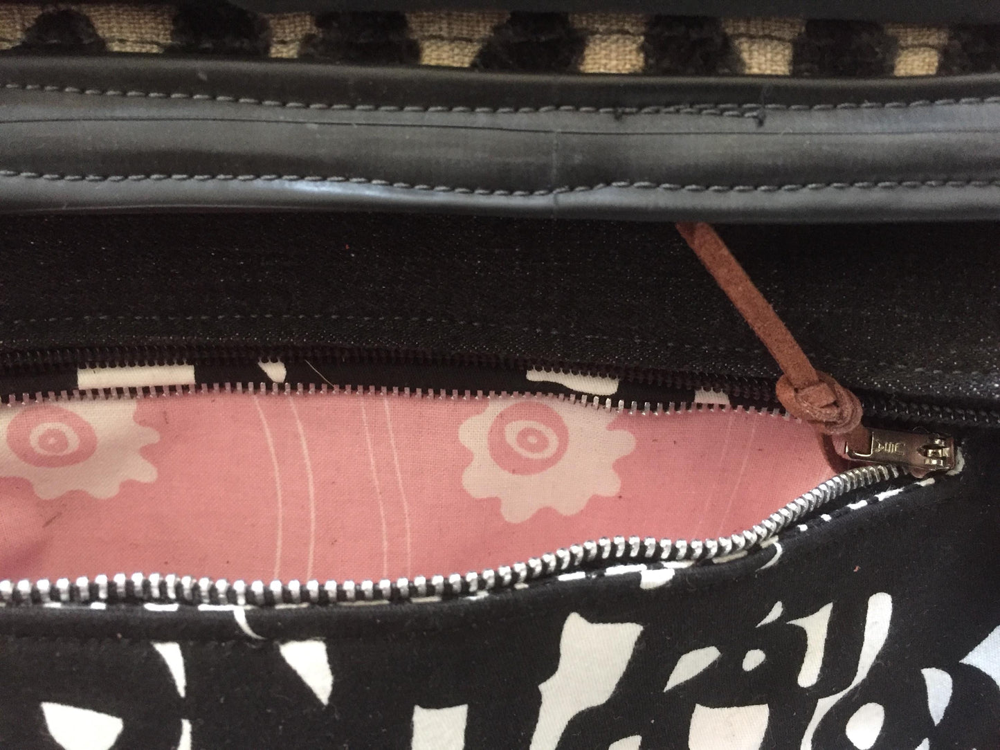 Patchwork Tas van Denim en Leer VanStoel#237