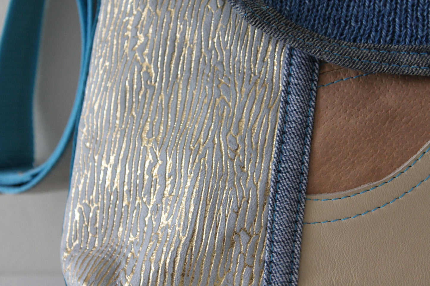 Leren Denim Tas VanStoel#165