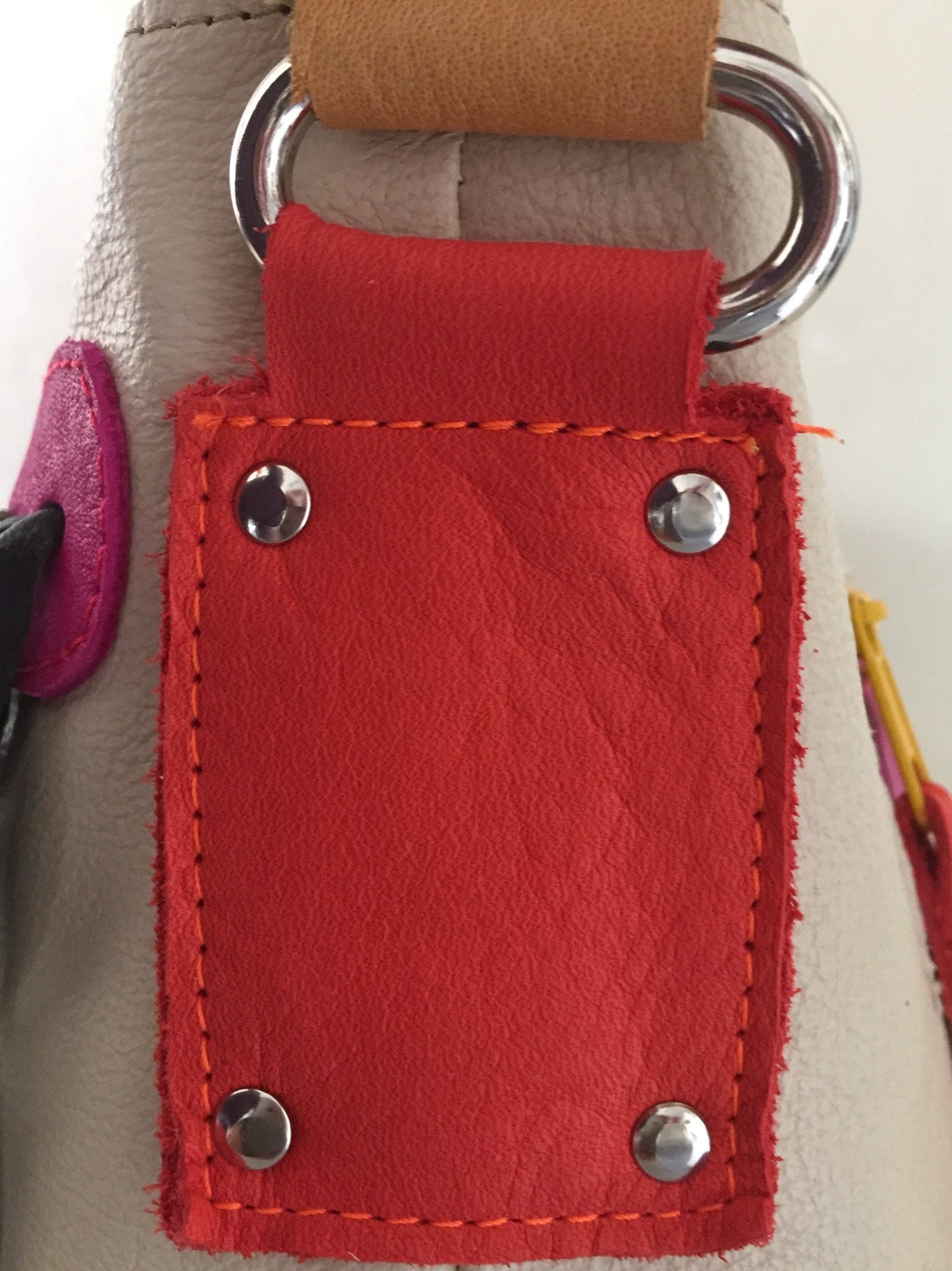 Schoudertas van Leer VanStoel#278 BEIGE | Handgemaakt van HERGEBRUIKT leer | duurzaam is beter