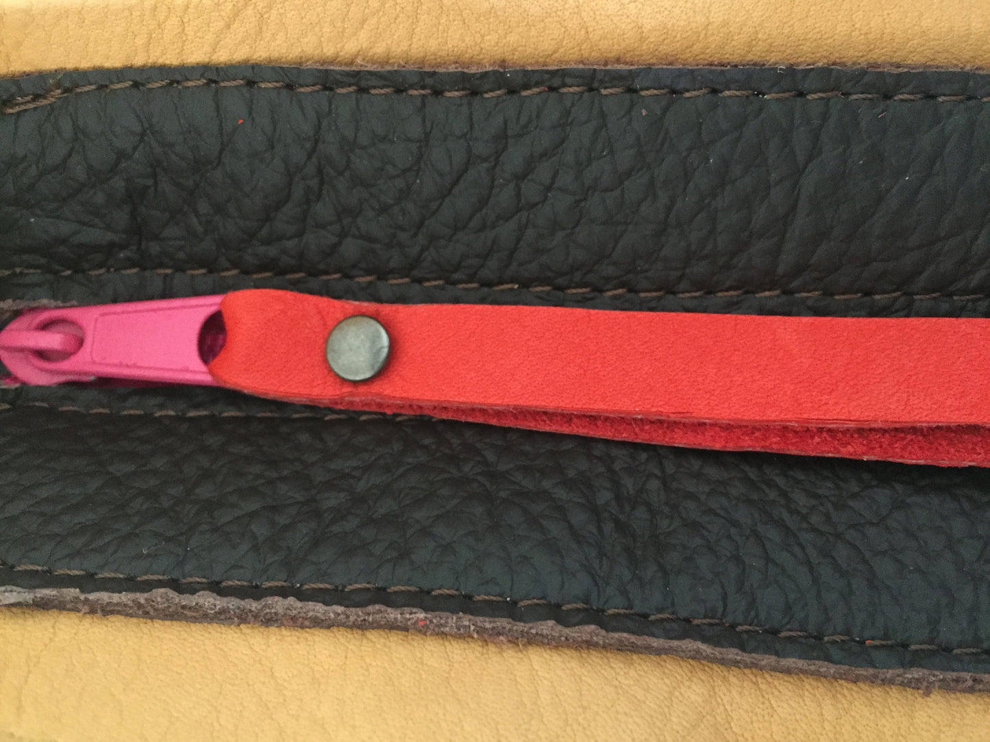 Schoudertas van Leer VanStoel#278 BEIGE | Handgemaakt van HERGEBRUIKT leer | duurzaam is beter