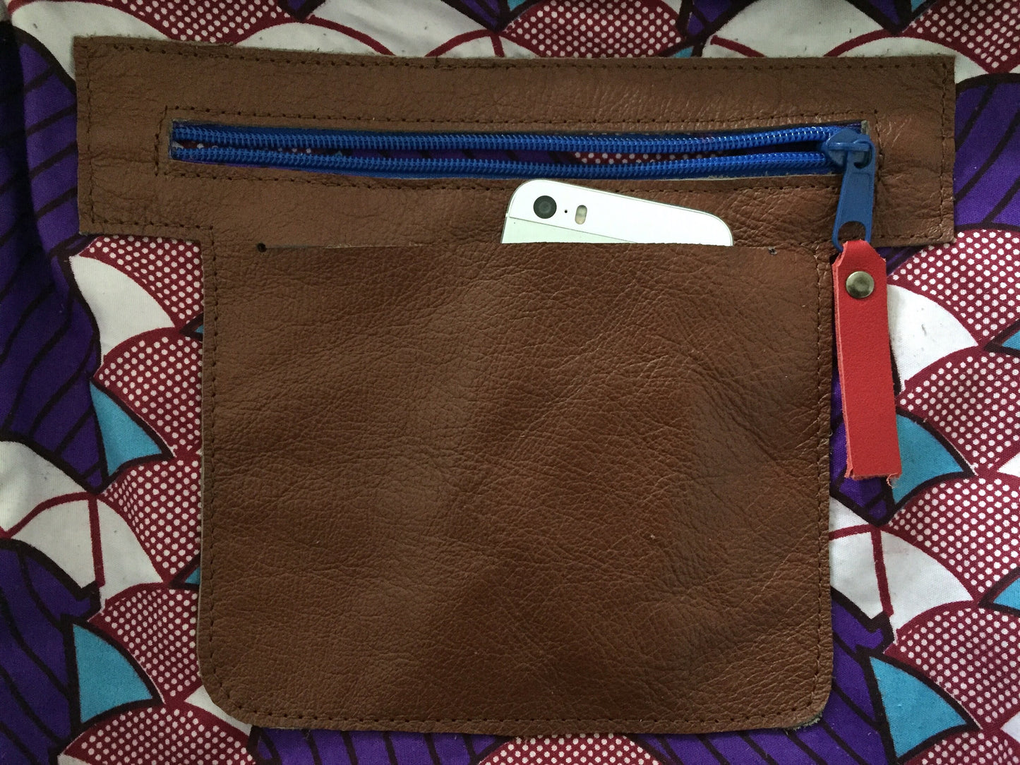 Schoudertas van Leer VanStoel#277 DONKER BRUIN | Handgemaakt van HERGEBRUIKT leer | duurzaam is beter