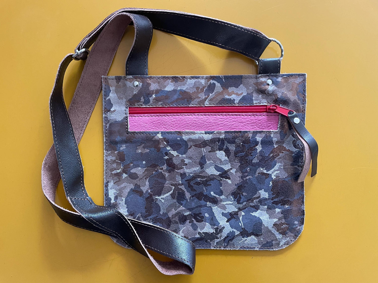 Festival tasje VanStoel#286 Bruin goud camouflage | Donkerbruin