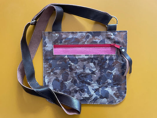 Festival tasje VanStoel#286 Bruin goud camouflage | Donkerbruin