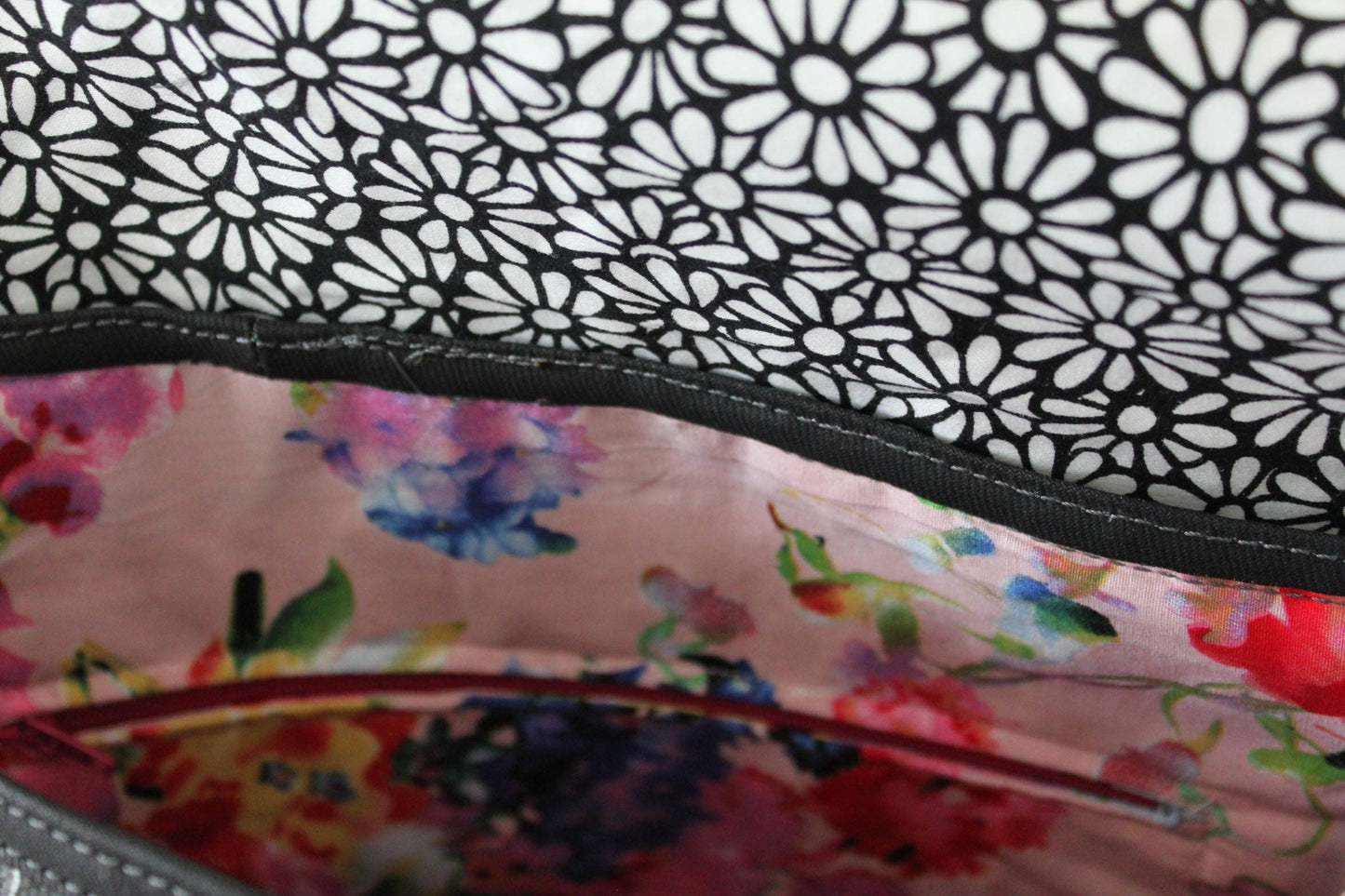 Denim Tas met Leer VanStoel#173