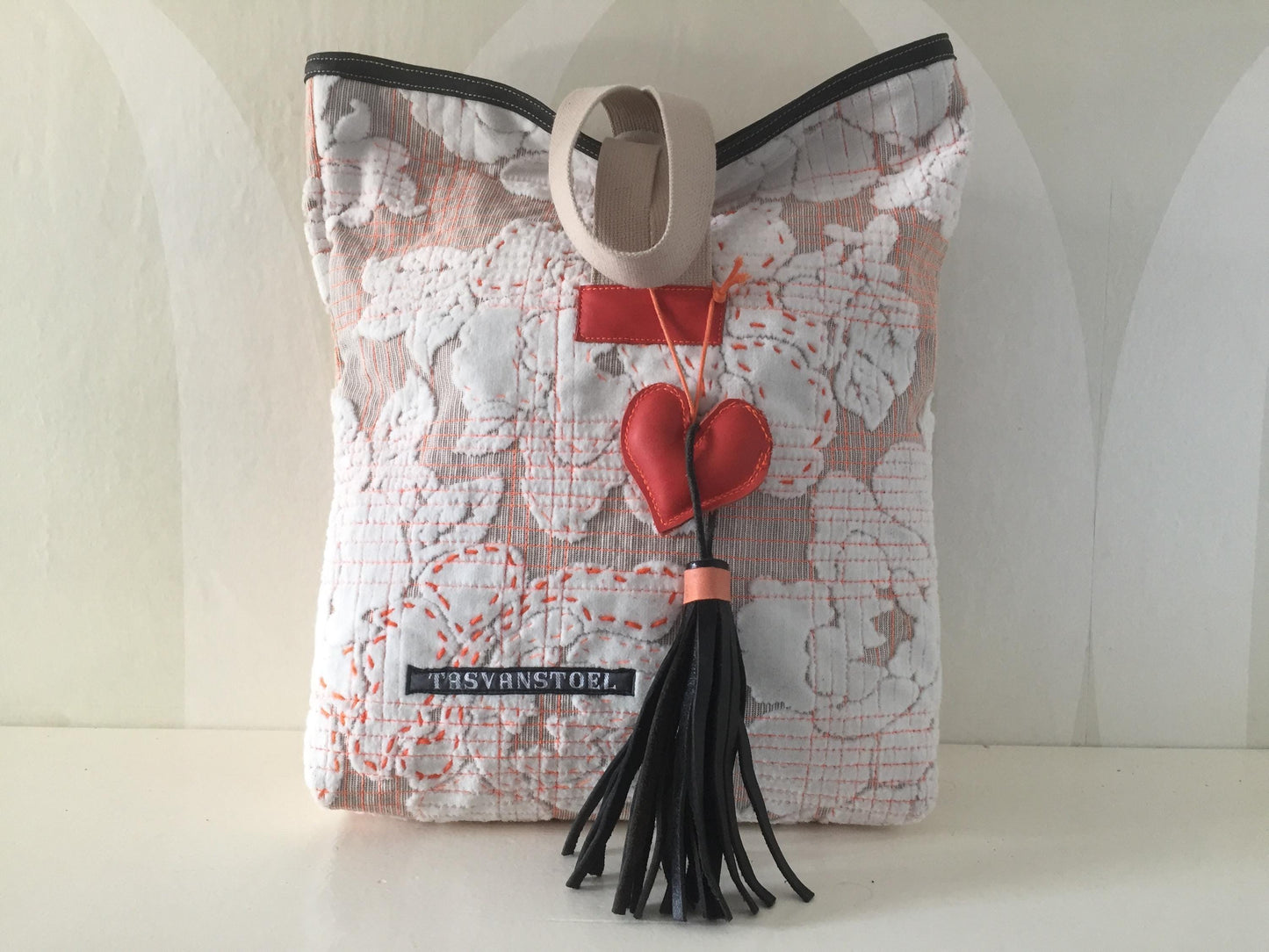 Handtas van Meubelstof VanStoel#194 BEIGE