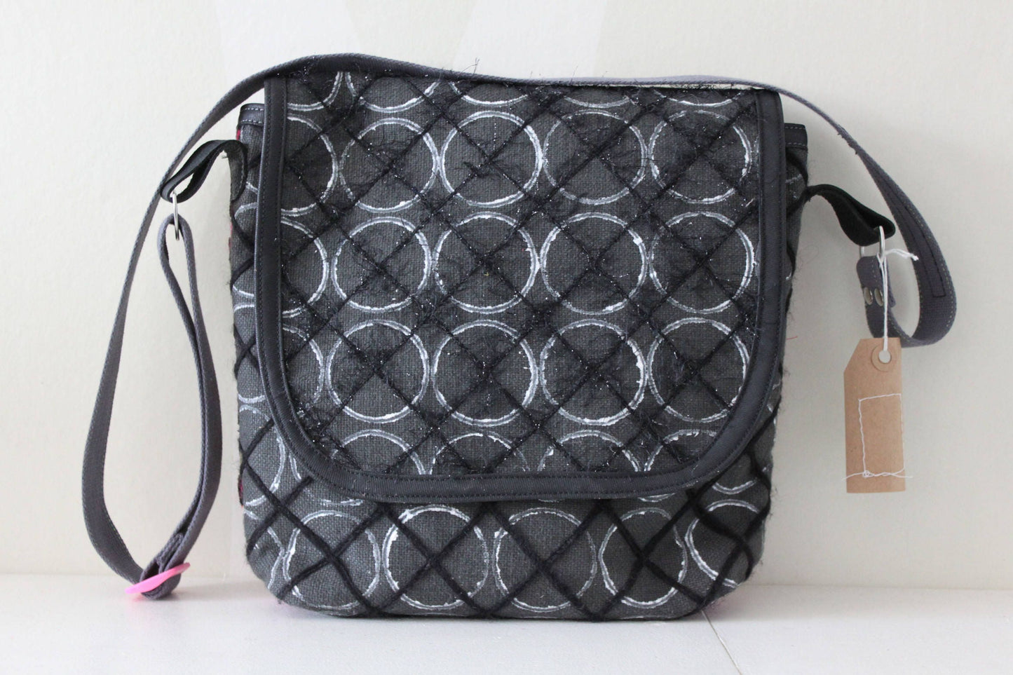 Denim Tas met Leer VanStoel#173